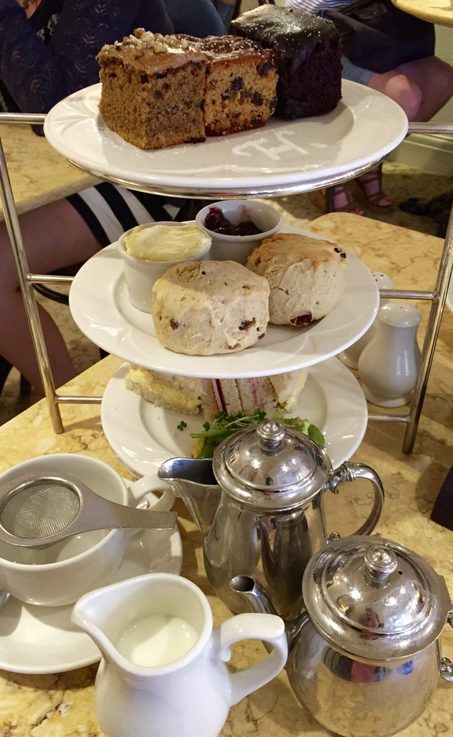 Miss Windsor's Delectables - Afternoon Tea - cakes made by Tiptree - Harriet’s Café Tearooms, Cambridge.