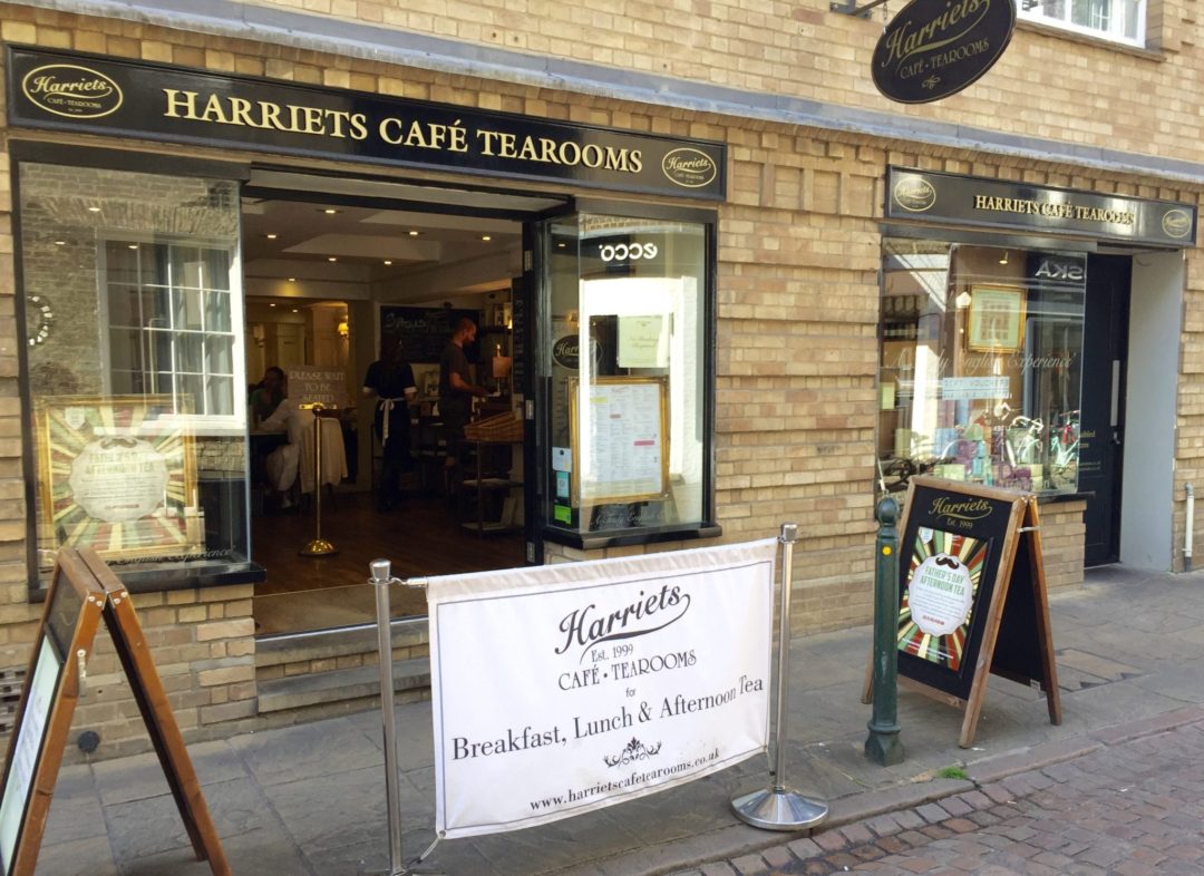 Miss Windsor's Delectables - Afternoon Tea at Harriet’s Café Tearooms, Cambridge.