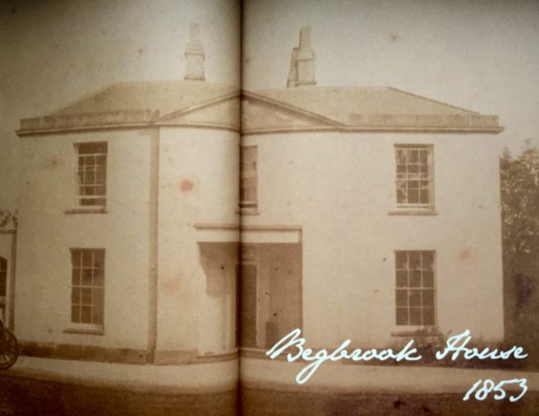 Miss Windsor's Delectables - photo of Begbrook House, Frenchay, Bristol, 1853 - taken from the Bristol Georgian Cookbook