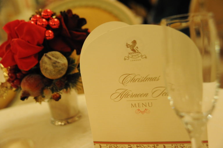 Miss Windsor's Delectables - Christmas Afternoon Tea at The Ritz, London