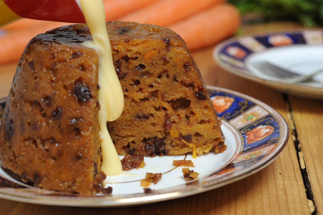 Mrs Beeton's Spicy Suet Carrot Pudding