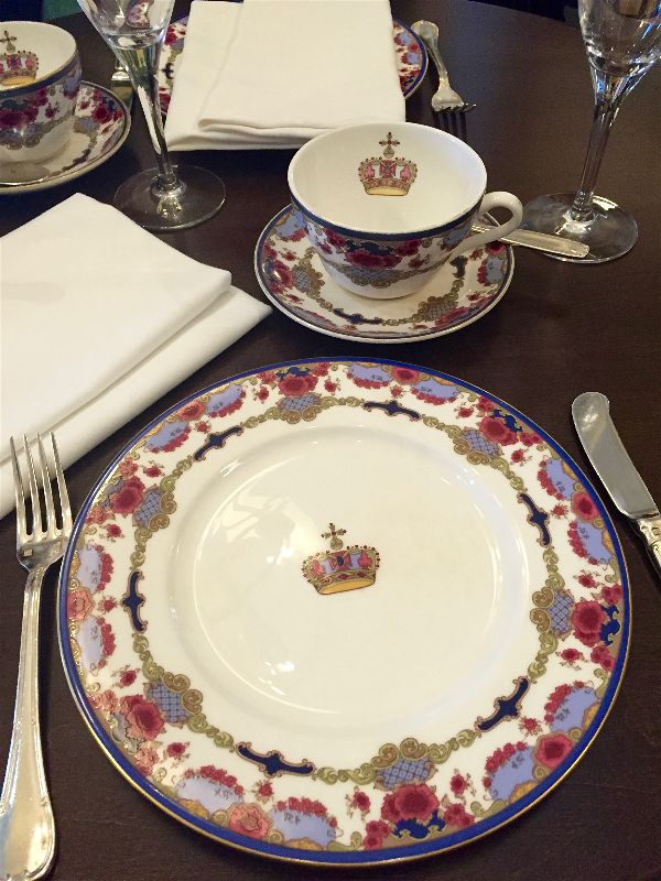 Miss Windsor's Delectables - review of afternoon tea at The Fairmont Empress Hotel, Victoria, BC, Canada - bone china made byWilliam Edwards of London