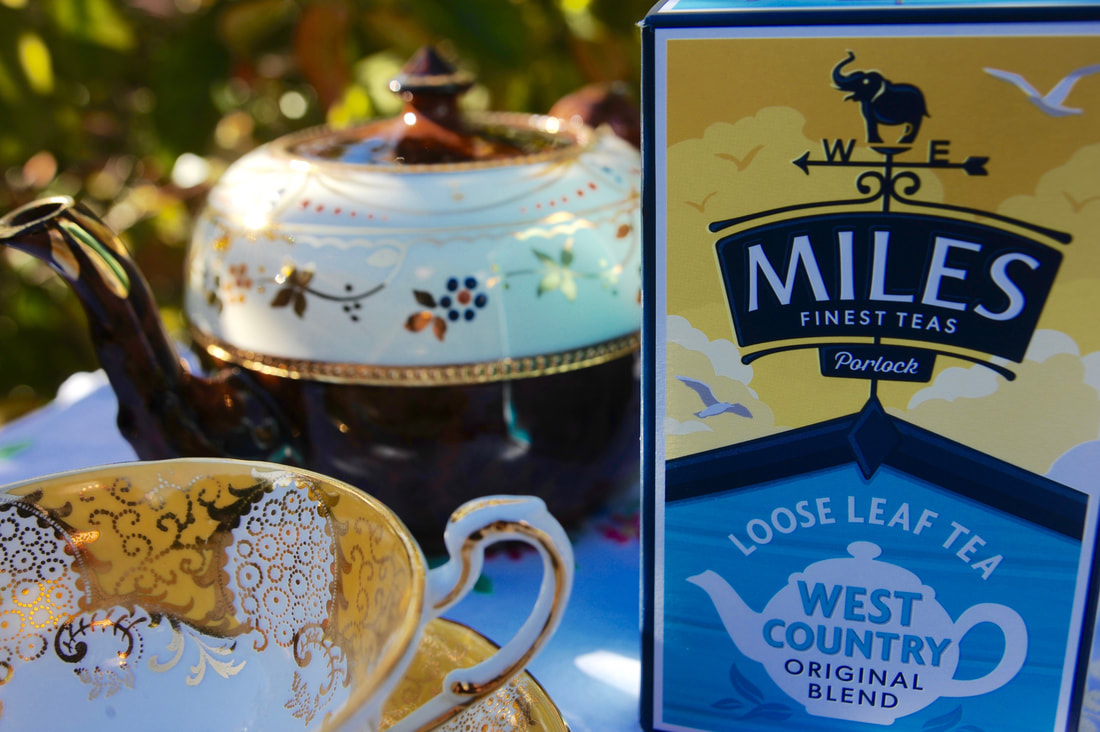 Miss Windsor: vintage Brown Betty Teapot & Miles West-Country Original Blend Tea!