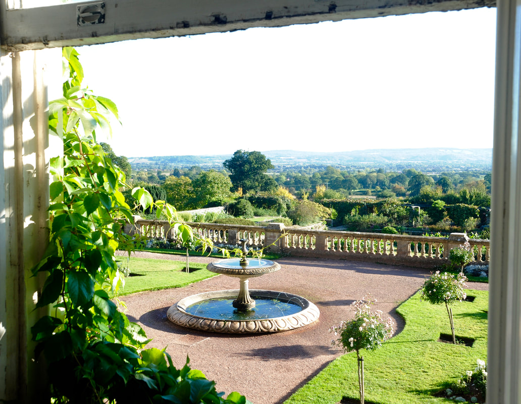 Miss Windsor - photo of the Formal Gardens of the Victorian Terrace and Great Plat & Quantock Hills!