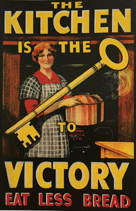 Miss Windsor:'The Kitchen is the Key to Victory' - British, First World War Poster.
