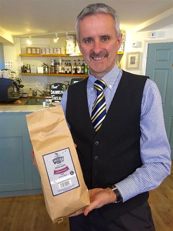 Miss Windsor's Delectables - Mr Colin Barrell - Miles Expresso Veloute Coffee - Mr Miles Tearooms, Taunton, Somerset. 