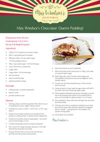 Chocolate Queen Pudding ​(Luxury Bread Pudding)