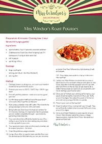 Miss Windsor’s Roast Potatoes recipe