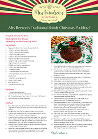 Mrs Beeton’s Traditional British Christmas Pudding!