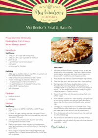 Mrs Beeton’s Veal & Ham Pie