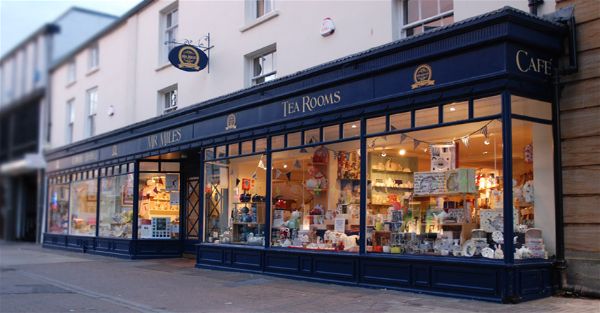 Miss Windsor's Delectables - exterior photo - Mr Miles Tearooms - Taunton, Somerset. 
