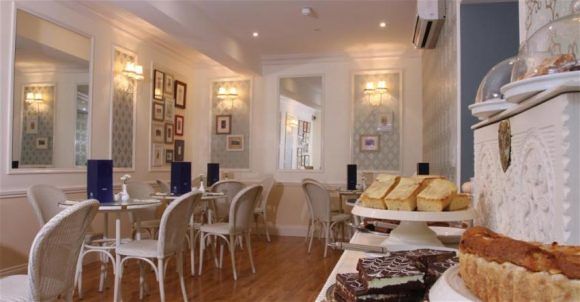 Miss Windsor's Delectables - interior photo of Mr Miles Tearooms - Taunton, Somerset.