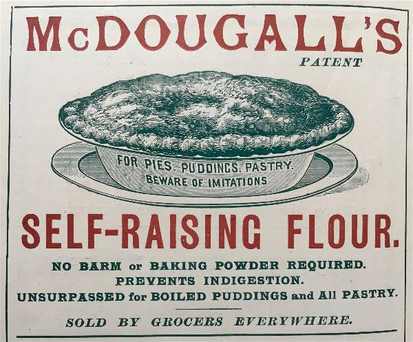 Miss Windsor's Delectables - Advert for McDougall's Flour - 1906 edition of Mrs Beeton's Book of Household Management 