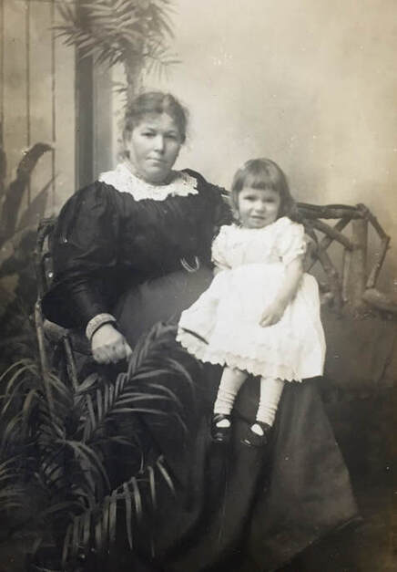 Miss Windsor - photo of great great grandmother Georgina, Clevedon , Somerset.