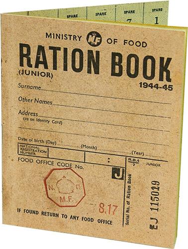 British Ration Book - 1944-1945